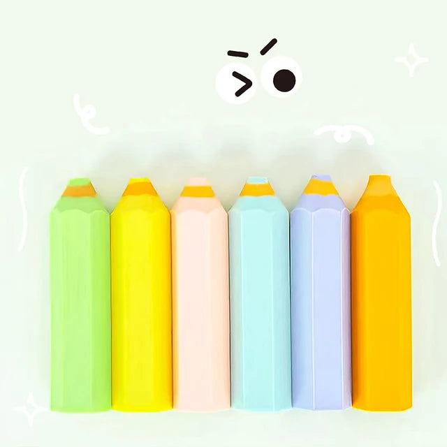 Pencil Shape Erasers