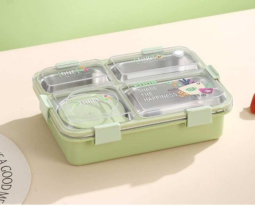 Premium Stainless Steel Leak-Proof Bento Lunch Box