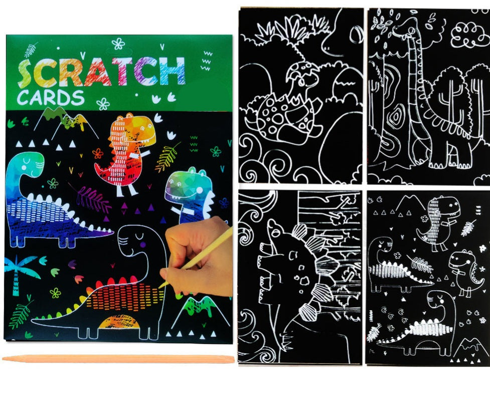 Kids' Painting Fun Scratch Cards