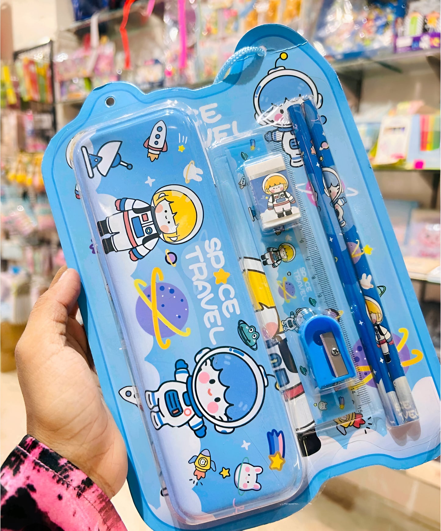 Space theme stationery set