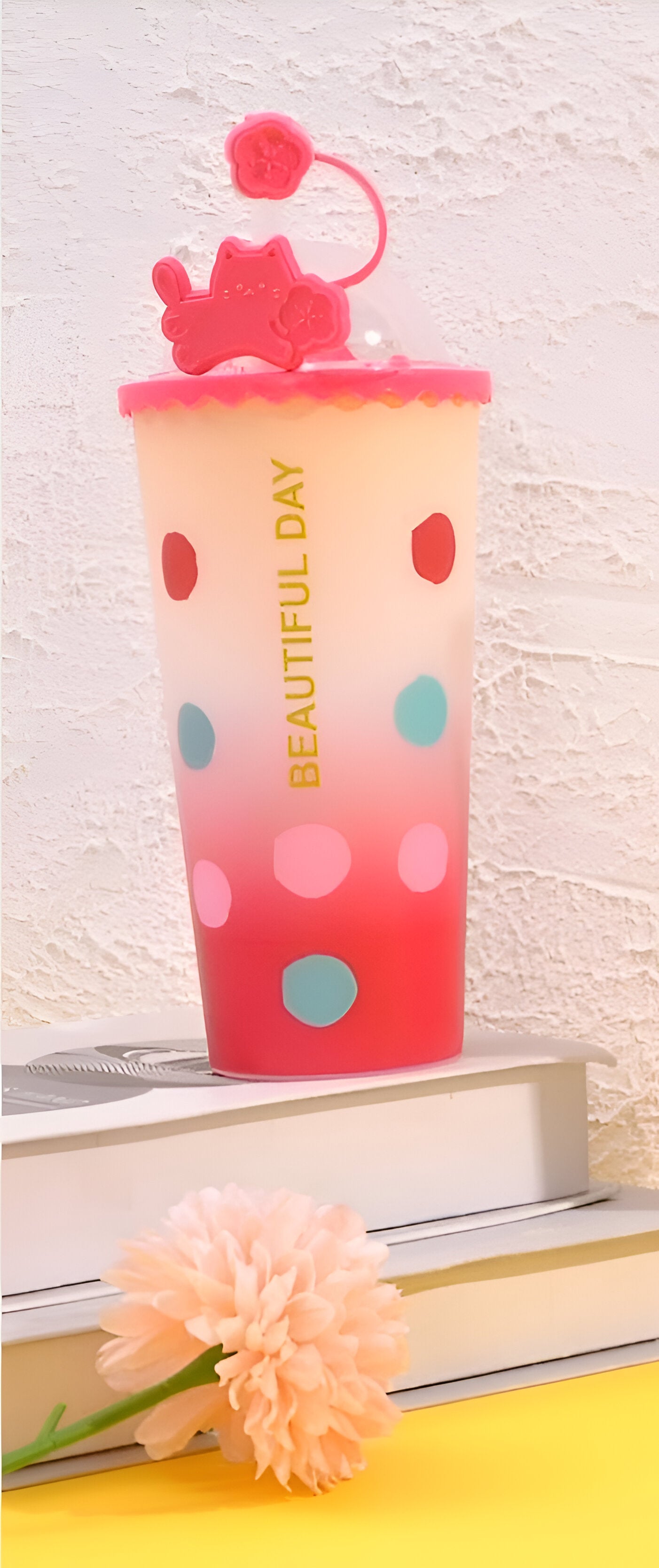 Funky straw tumblers