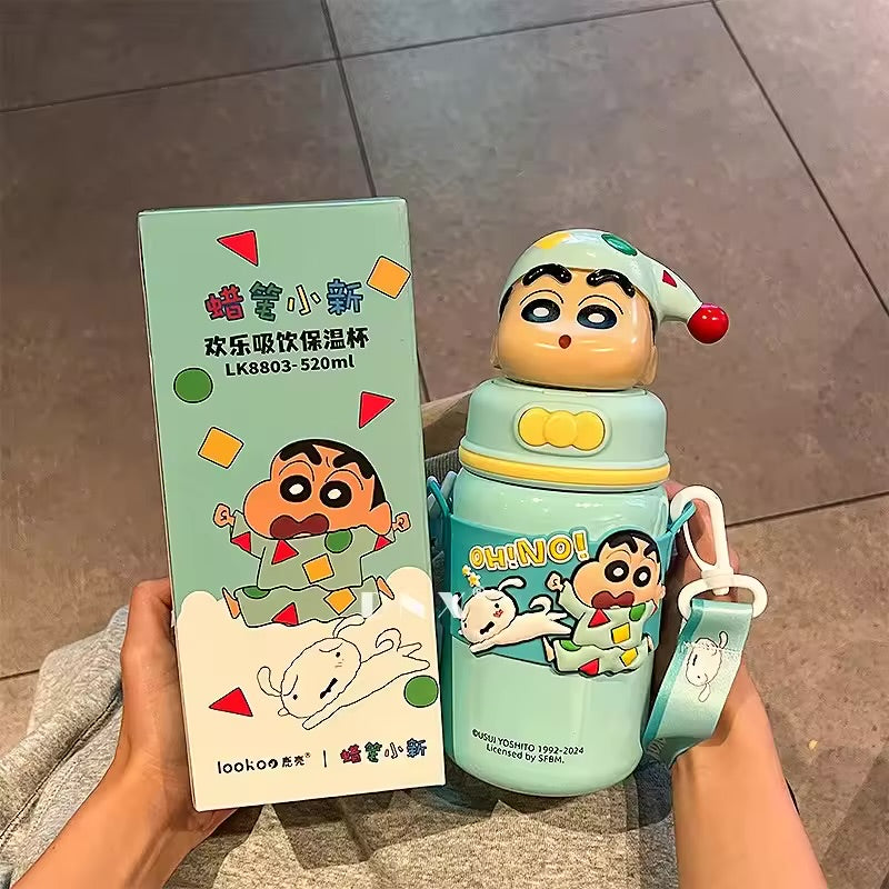 Shinchan 3D Head Premium Insulated Sipper