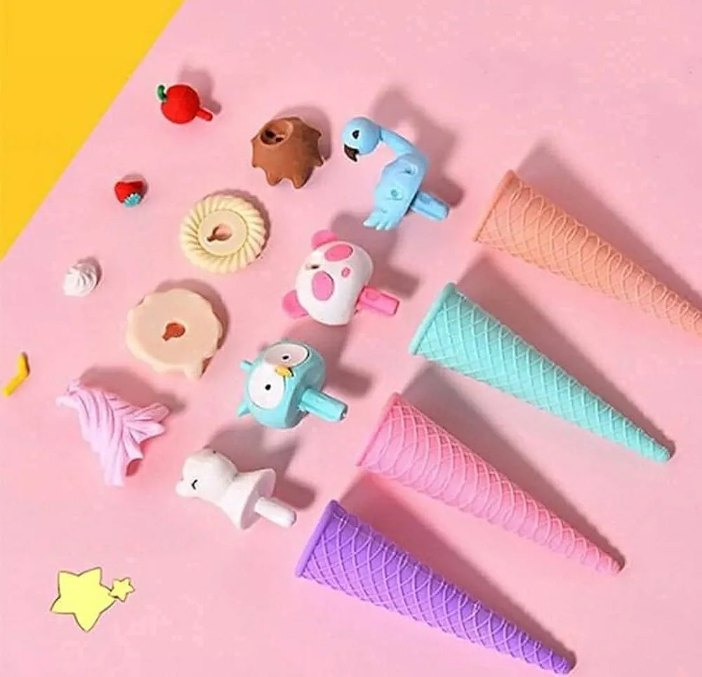 Ice-Cream Theme Erasers