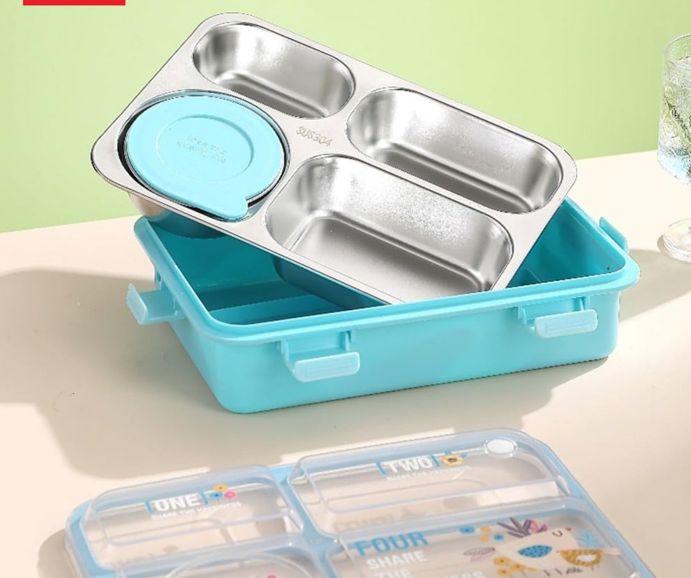 Premium Stainless Steel Leak-Proof Bento Lunch Box
