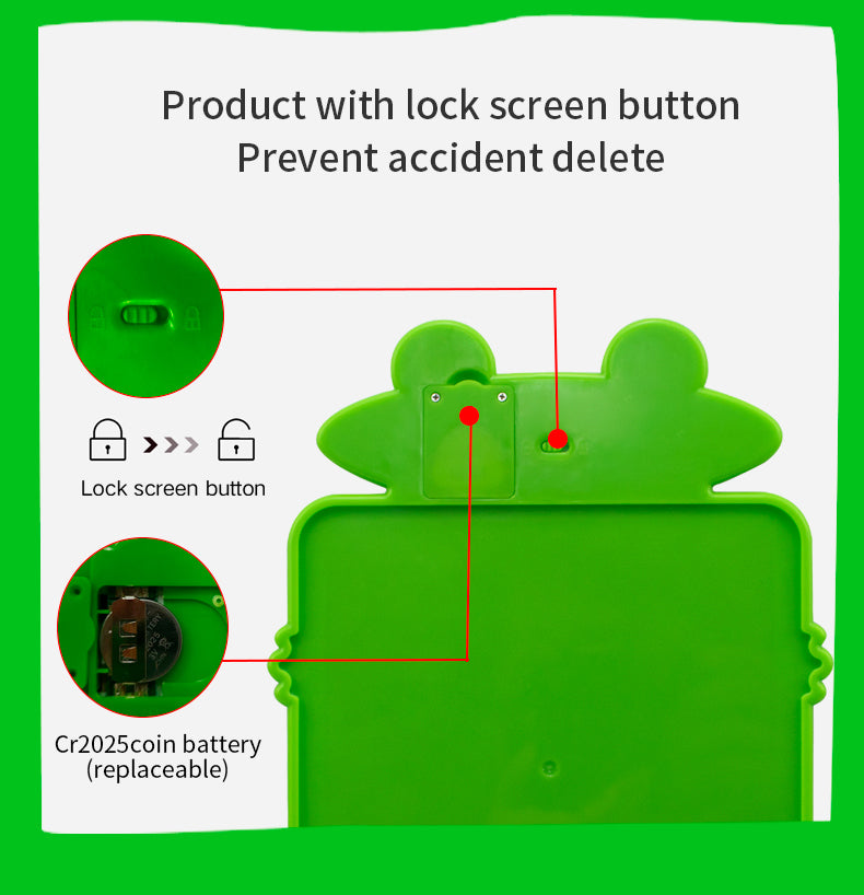 Kawaii Frog Doodle tablet