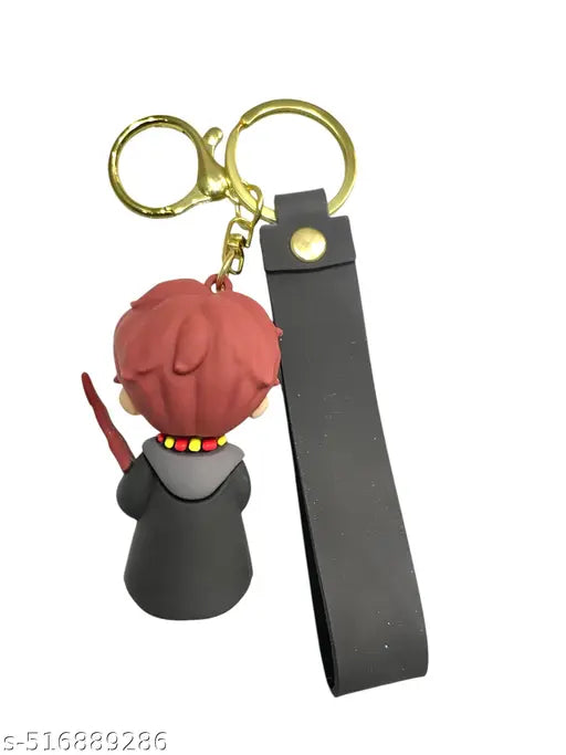Harry Potter with Wand Keychain