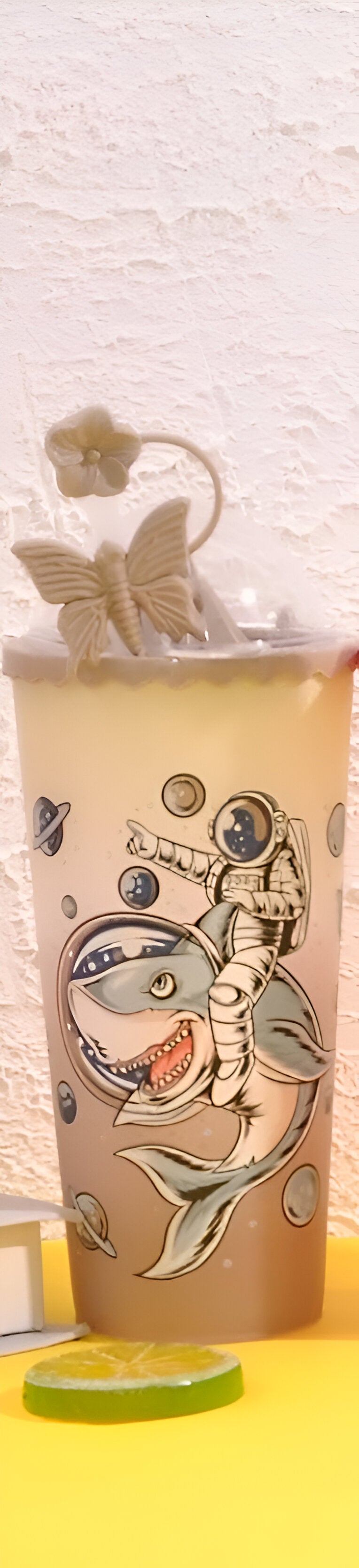 Funky straw tumblers