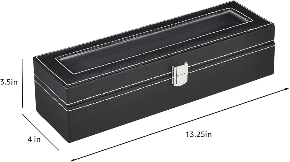 Leather Watch Box Organizer