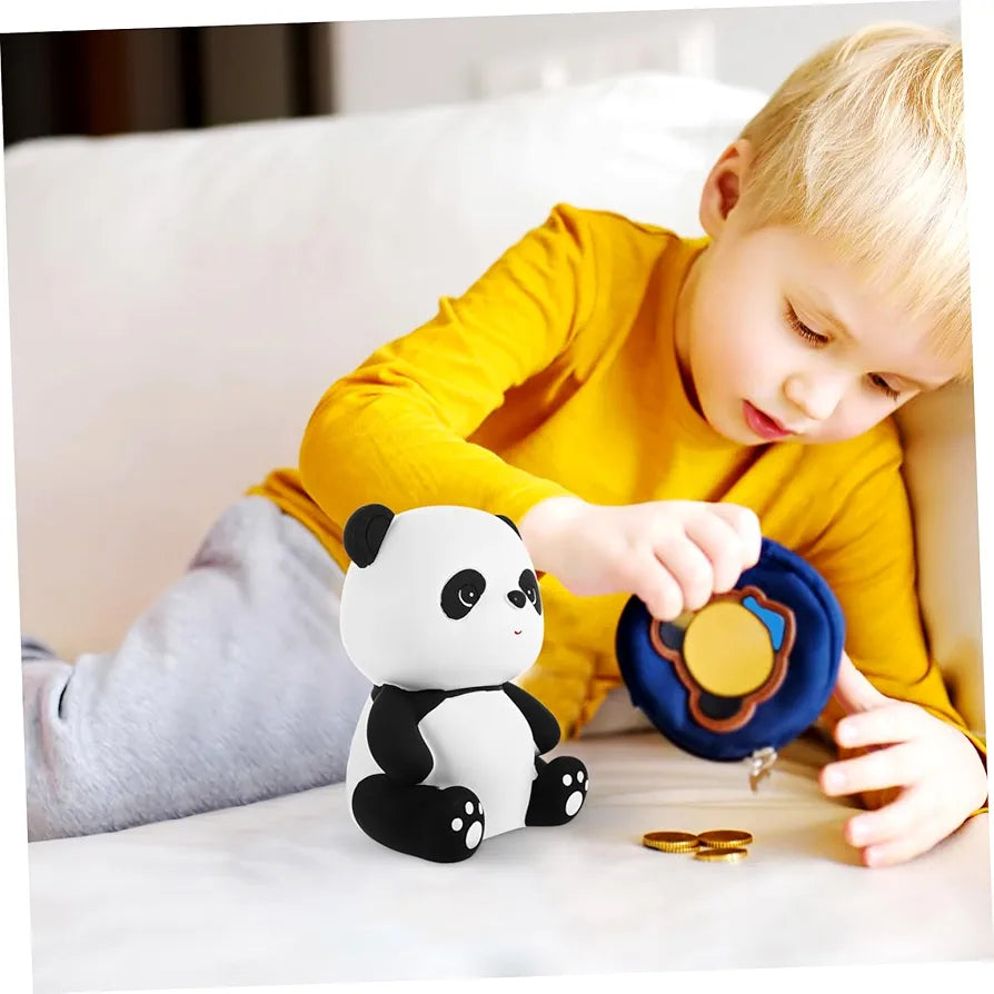 Cute panda piggy bank
