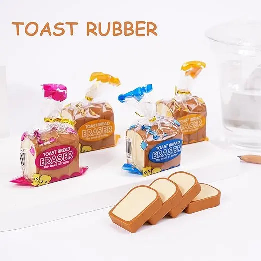 Bread Shaped Erasers