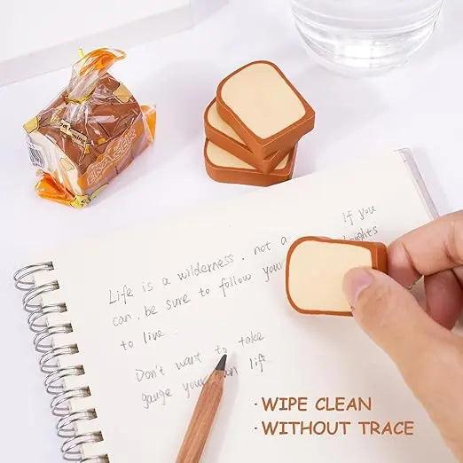 Bread Shaped Erasers