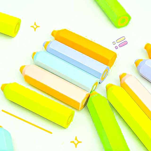 Pencil Shape Erasers