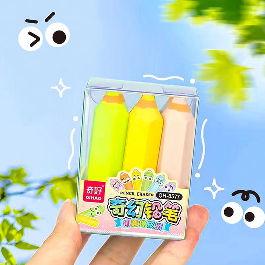 Pencil Shape Erasers