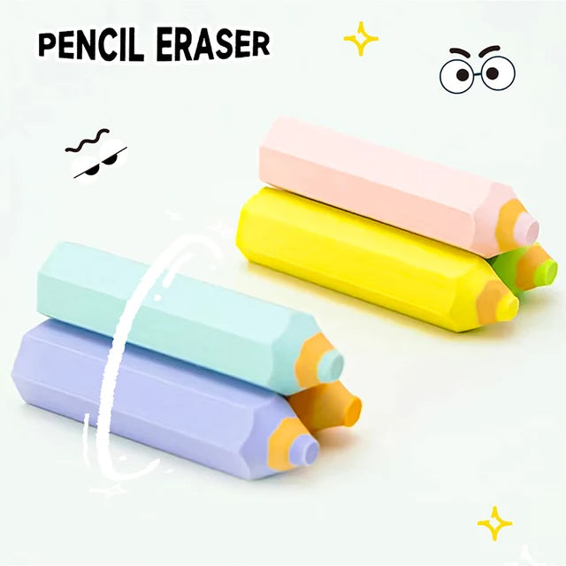 Pencil Shape Erasers