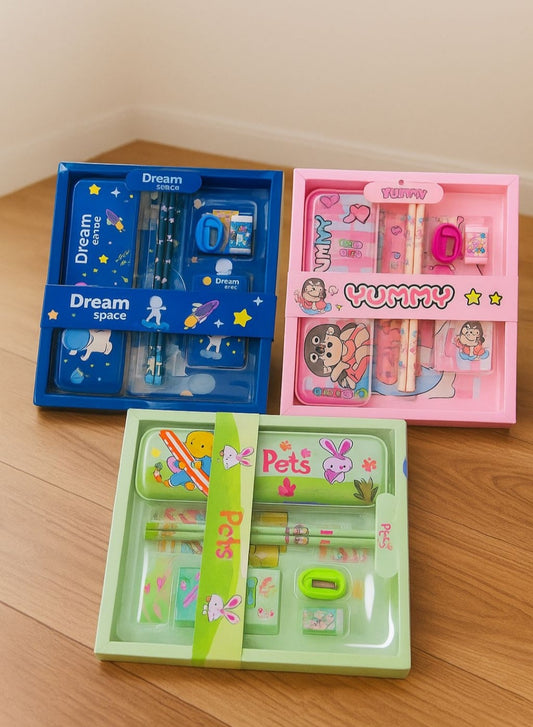 Cartoon Theme Stationery Set
