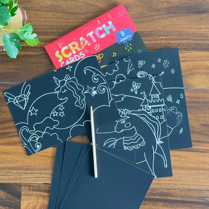 Kids' Painting Fun Scratch Cards 