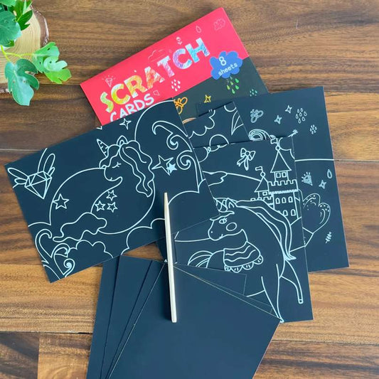 Kids' Painting Fun Scratch Cards 