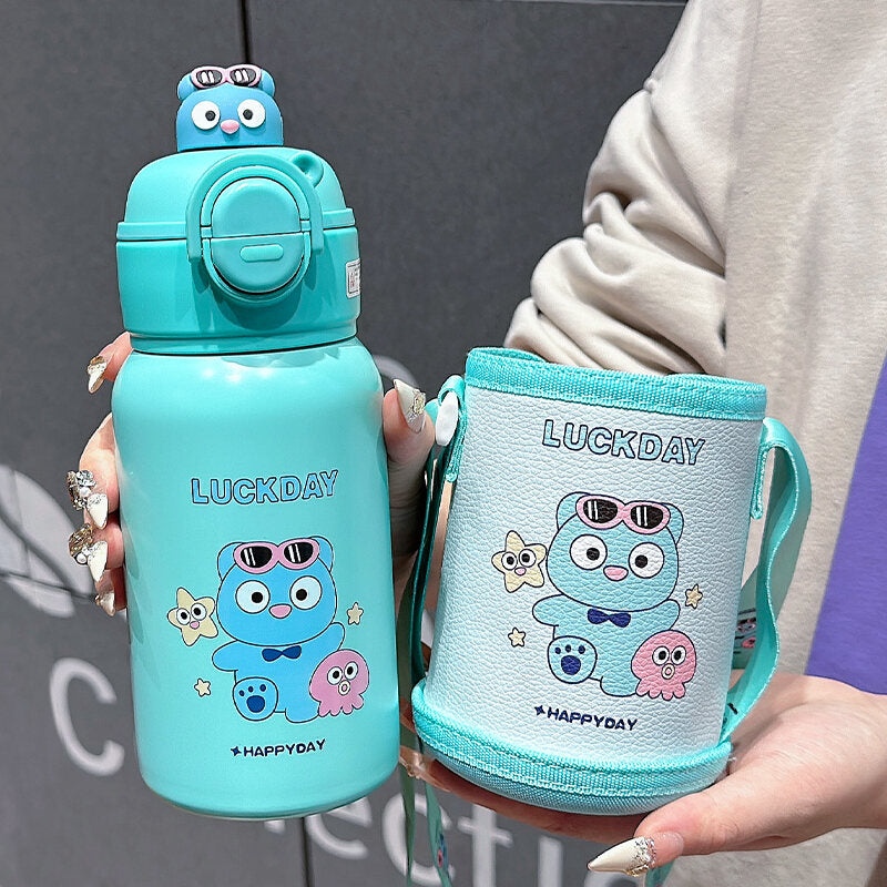 Korean Pop-Up Sipper – LuckyBear Edition