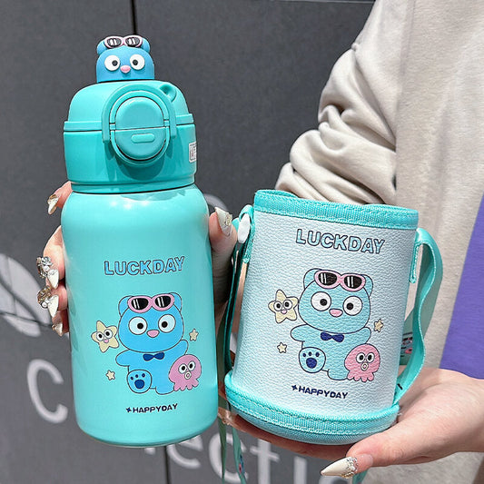 Korean Pop-Up Sipper – LuckyBear Edition