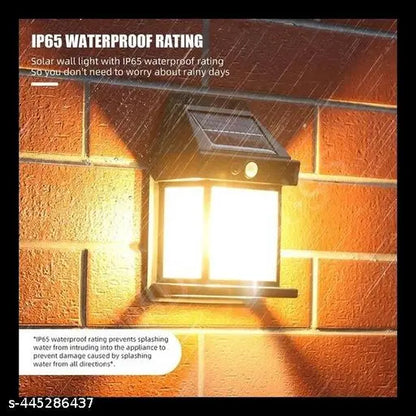 Tungsten Solar Wall Light