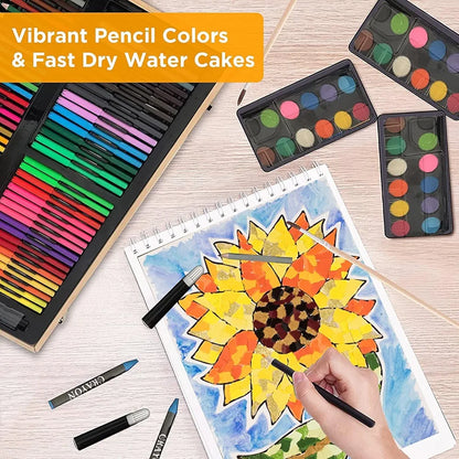 180 Piece Deluxe Painting Drawing Kit