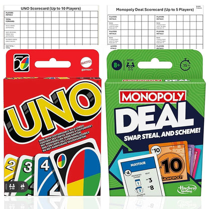 Uno Cards & Monopoly Deal