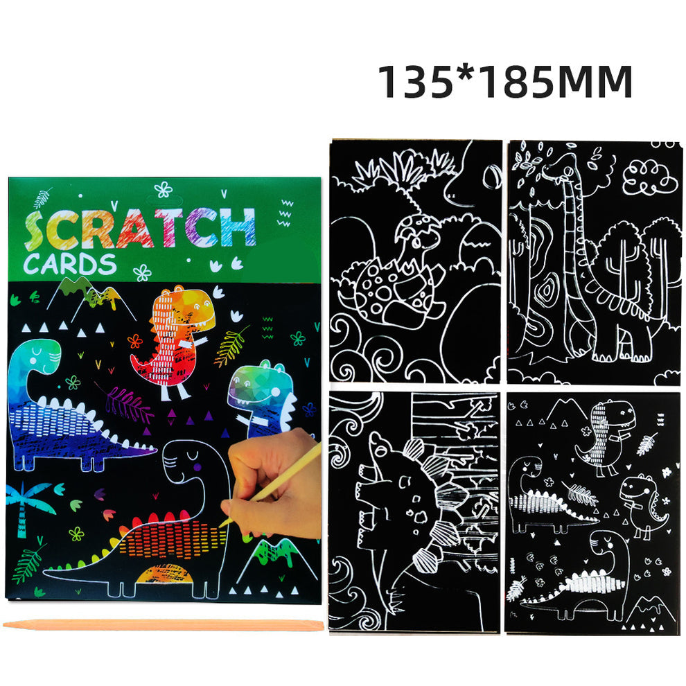 Kids' Painting Fun Scratch Cards 