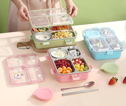 Premium Stainless Steel Leak-Proof Bento Lunch Box