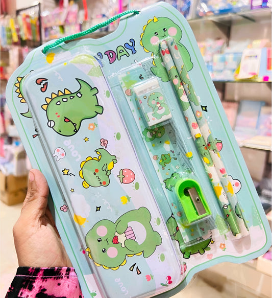 Cute dinosaur stationery set