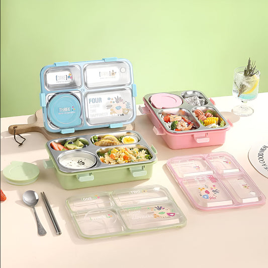 Premium Stainless Steel Leak-Proof Bento Lunch Box