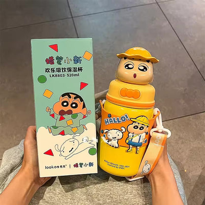 Shinchan 3D Head Premium Insulated Sipper