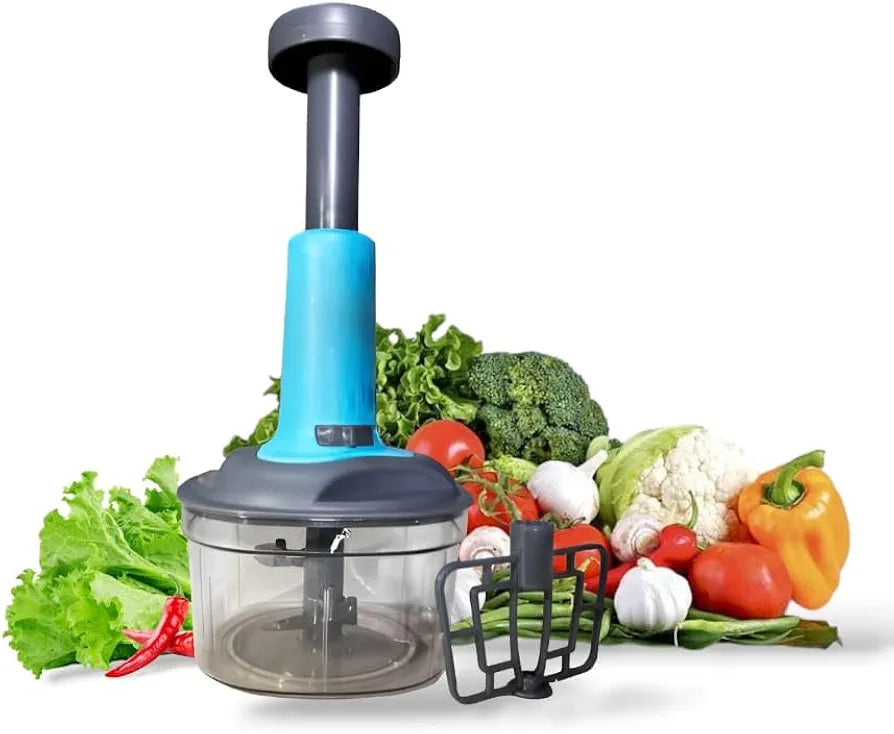 Manual Press Fruit & Vegetable Chopper