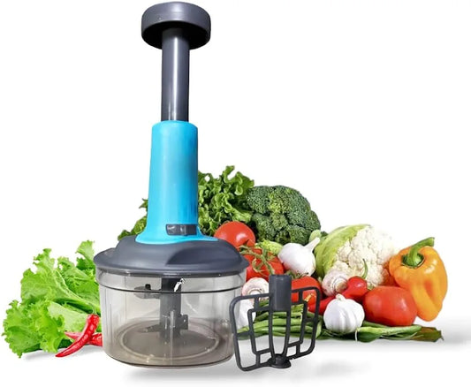 Manual Press Fruit & Vegetable Chopper