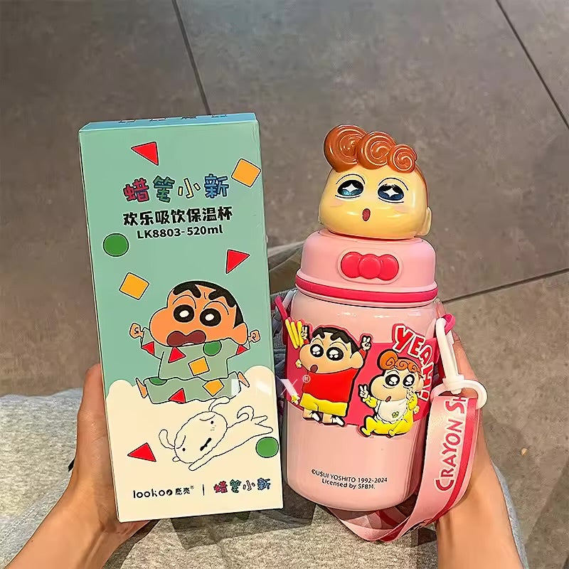 Shinchan 3D Head Premium Insulated Sipper