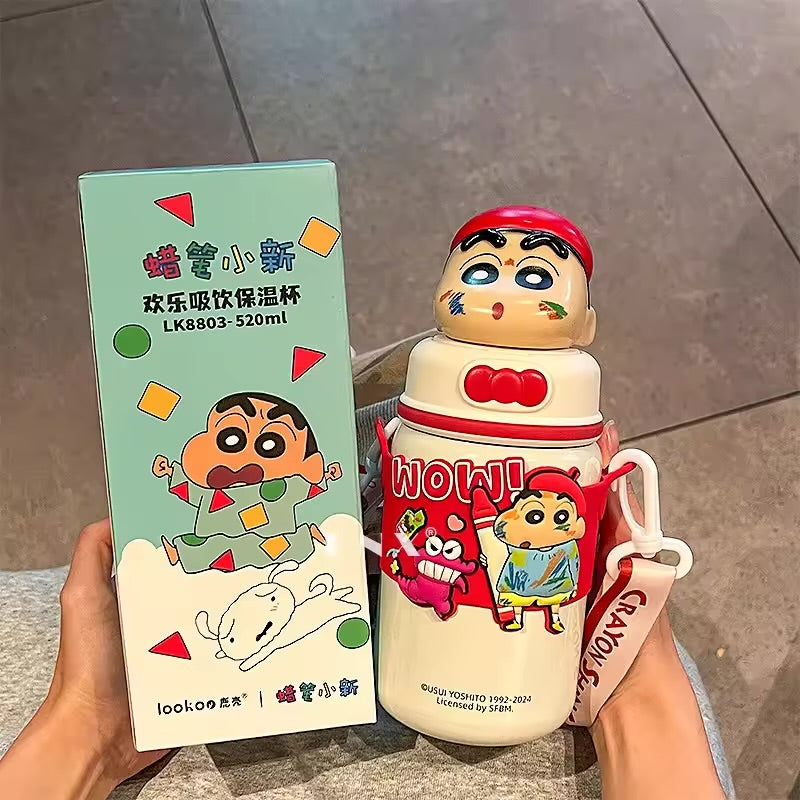Shinchan 3D Head Premium Insulated Sipper