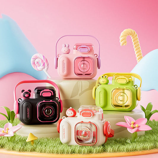 Camera Animie Sipper Water Bottle