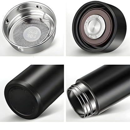 Smart Vacuum Insulated Water Bottle with LED Temperature