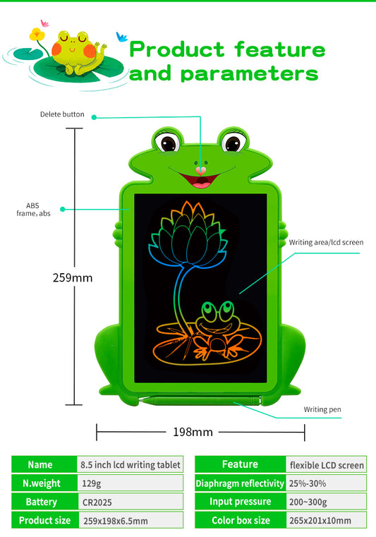 Kawaii Frog Doodle tablet