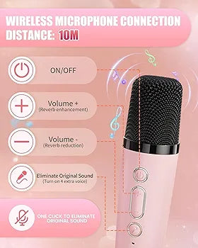 Wireless Mini Portable Bluetooth Karaoke Machine
