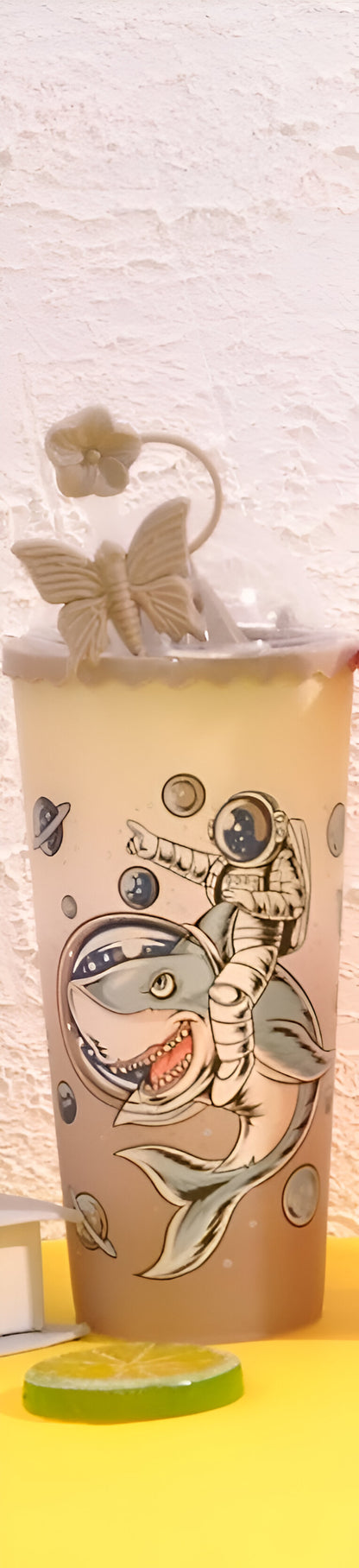Funky straw tumblers