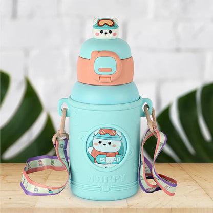 Animal print water bottle