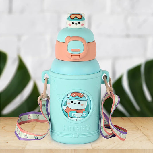 Animal print water bottle