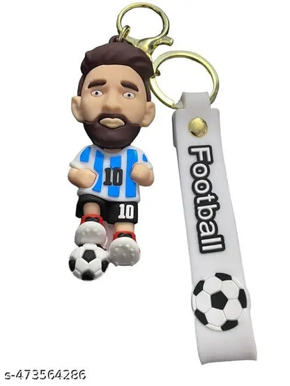 3D Silicon Cute Messi Keychain