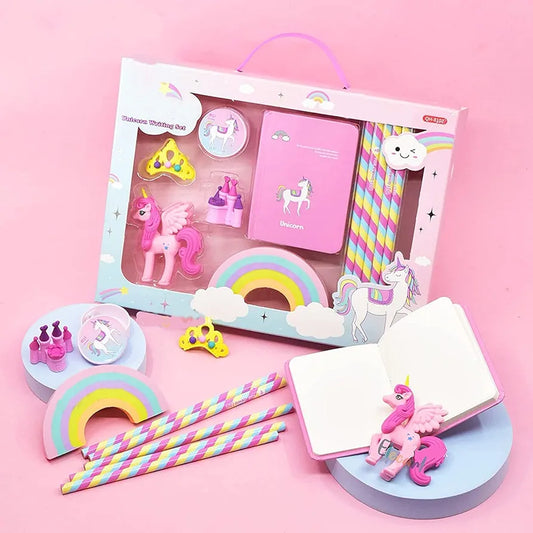 Cute Unicorn Stationary Set