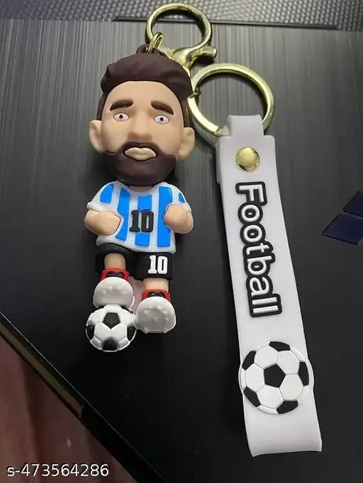 3D Silicon Cute Messi Keychain