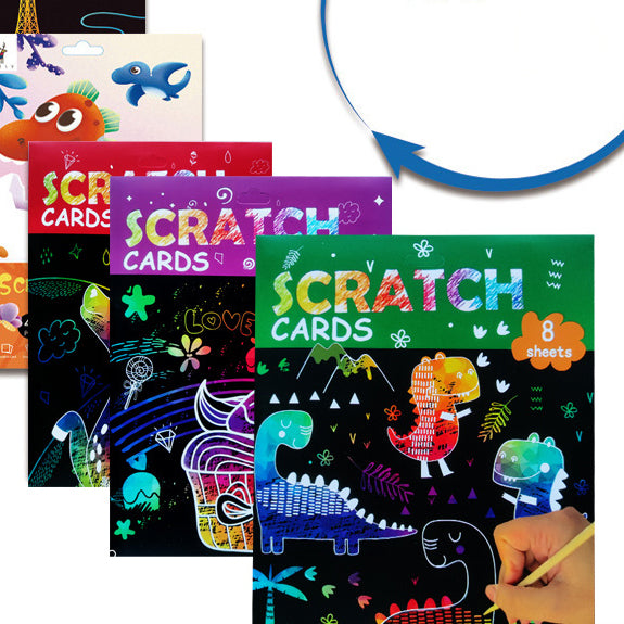 Kids' Painting Fun Scratch Cards 